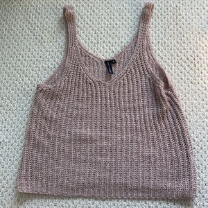 Moon & Madison Knit Cropped Tank